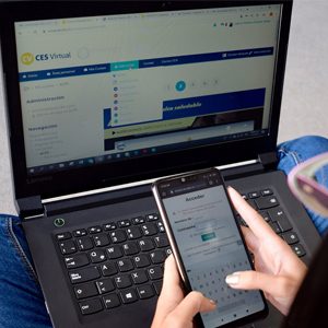 ¡Estábamos listos! Con CES en casa, estudiantes y docentes si van a clases