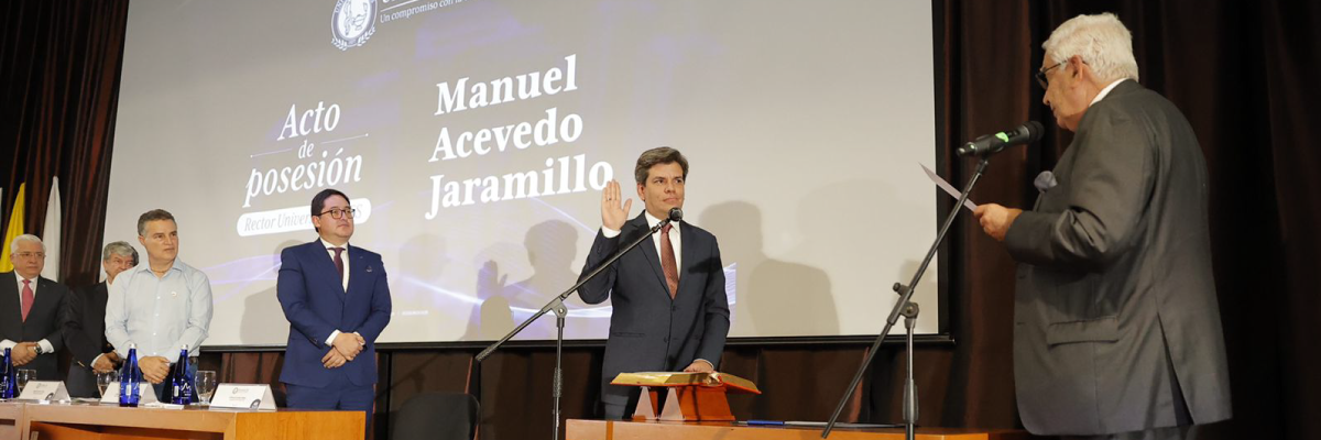 Manuel Acevedo Jaramillo asumió la rectoría de la Universidad CES