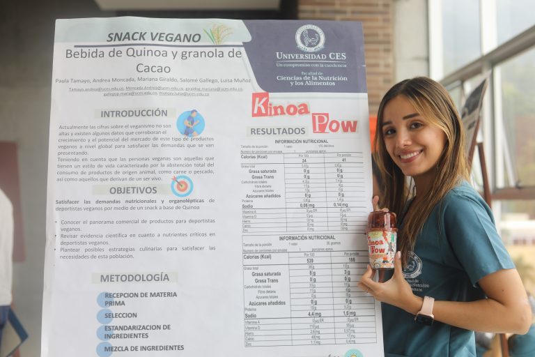 Alimentos y recetarios con propósitos saludables y funcionales para diferentes poblaciones creados por estudiantes de Nutrición y Dietética