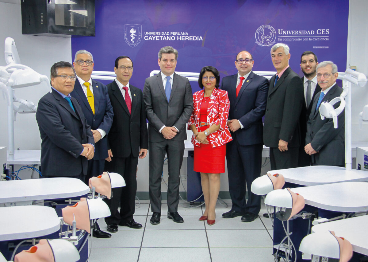 Universidad CES exportó primer simulador odontológico a la UPCH de Perú