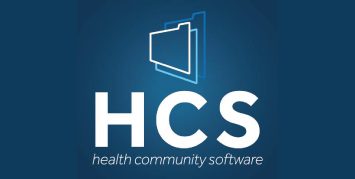 Logotipo de HCS (Health Community Software).